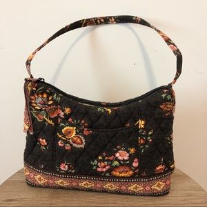 Vera Bradley Purse Handbag Chocolate, Retired Pattern